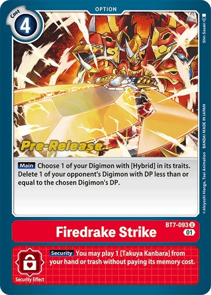 Firedrake Strike Card Front