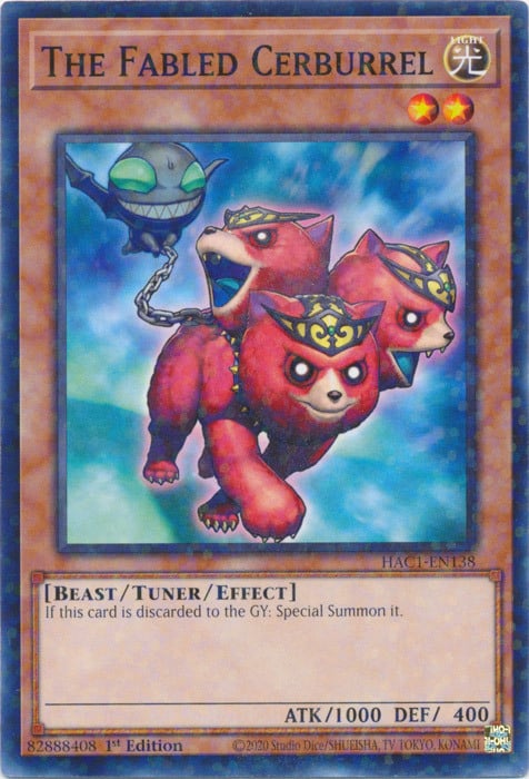 The Fabled Cerburrel Card Front