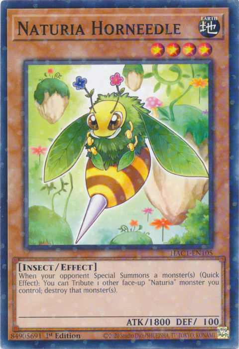 Naturia Horneedle Card Front