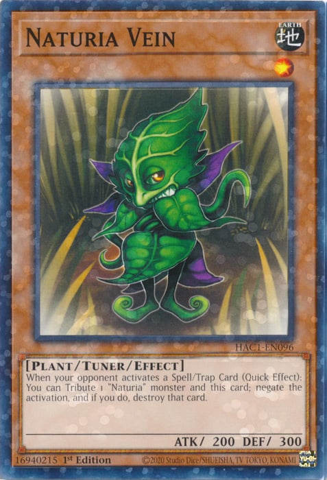 Naturia Vein Card Front