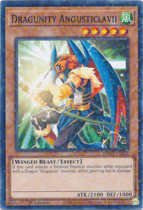 Dragunity Angusticlavii Card Front