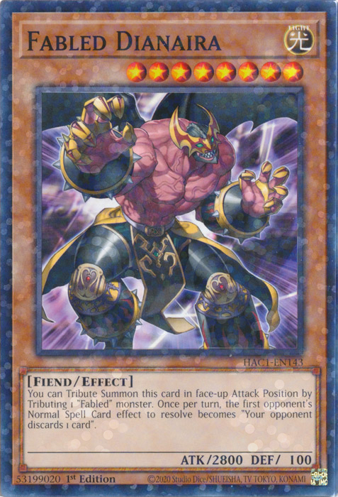 Fabled Dianaira Card Front
