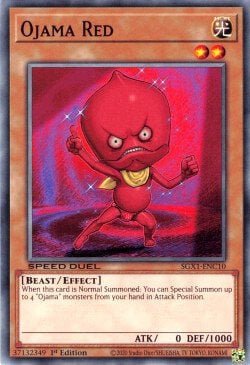 Ojama Red Card Front