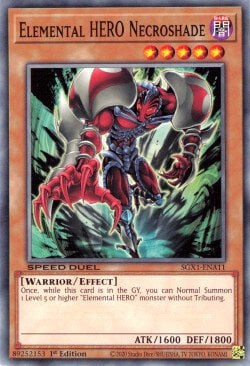 Elemental HERO Necroshade Card Front