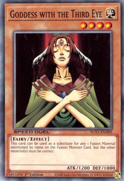 Godde with the Third Eye Card Front