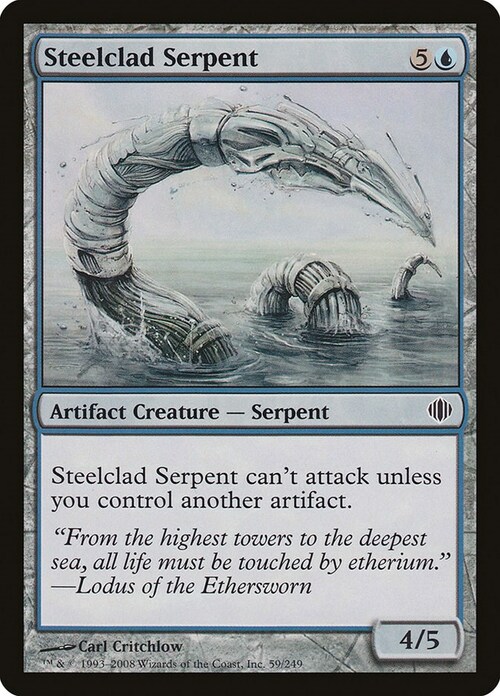 Steelclad Serpent Card Front