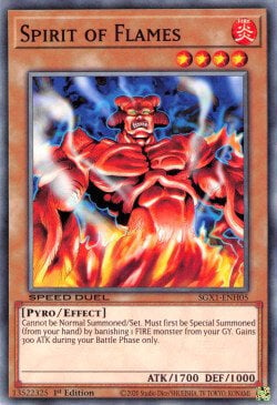 Spirit of Flames Card Front