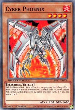 Cyber Phoenix Card Front