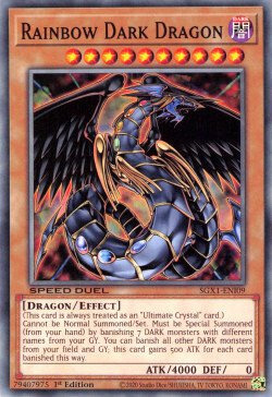 Drago Arcobaleno Oscuro Card Front