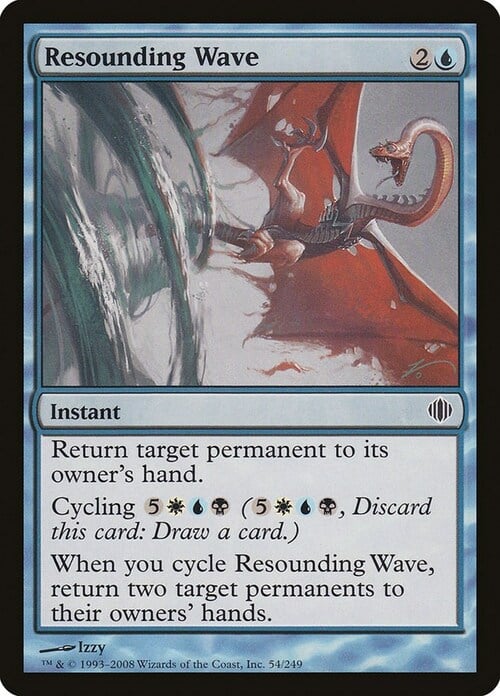 Resounding Wave Card Front