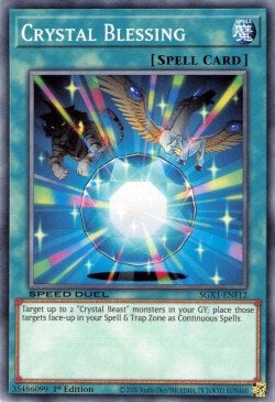 Crystal Bleing Card Front