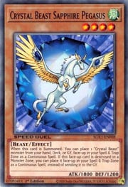 Crystal Beast Sapphire Pegasus · Common 008