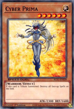 Cyber Prima Card Front