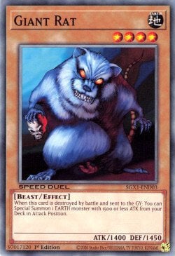 Giant Rat Card Front