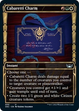 Cabaretti Charm Card Front