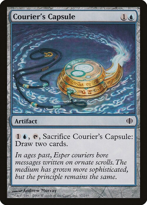 Courier's Capsule Card Front
