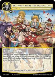Tea Party before the Decisive Duel