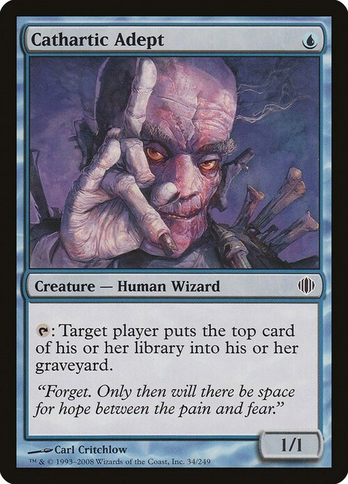 Cathartic Adept Card Front
