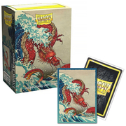 100 Dragon Shield Sleeves - The Great Wave