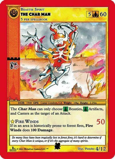 The Char Man Card Front