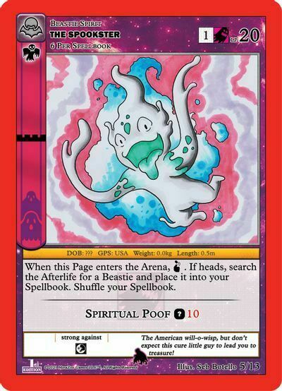 The Spookster Card Front