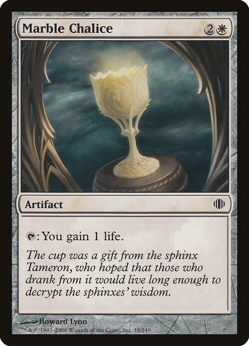 Marble Chalice Card Front