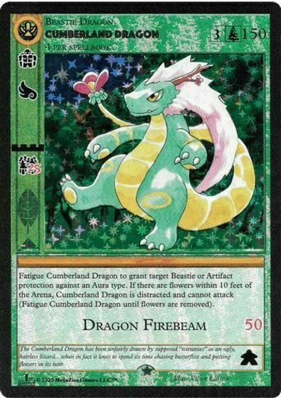 Cumberland Dragon Card Front