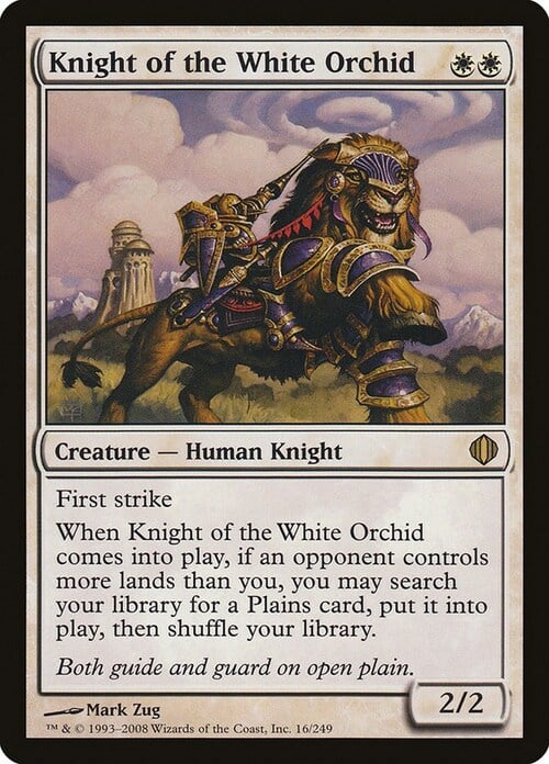 Knight of the White Orchid Card Front