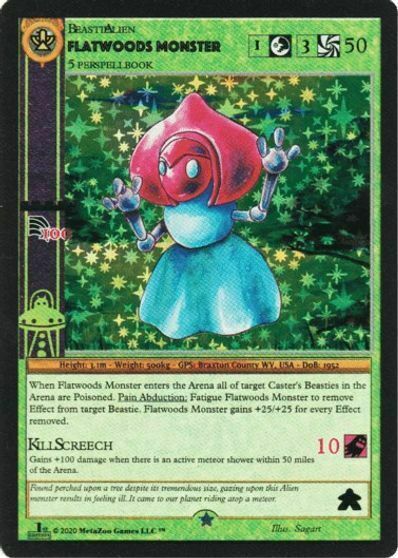 Flatwoods Monster Card Front
