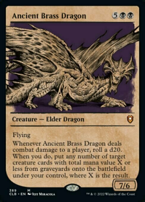 Ancient Brass Dragon Card Front