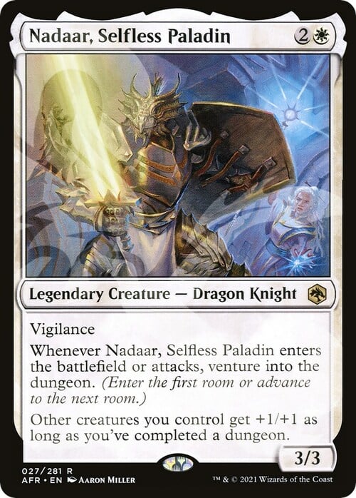Nadaar, Selfless Paladin Card Front