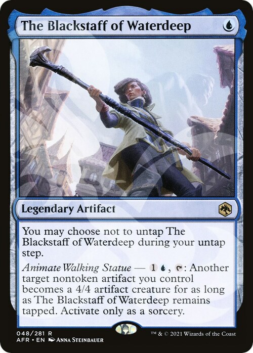 The Blackstaff of Waterdeep Card Front