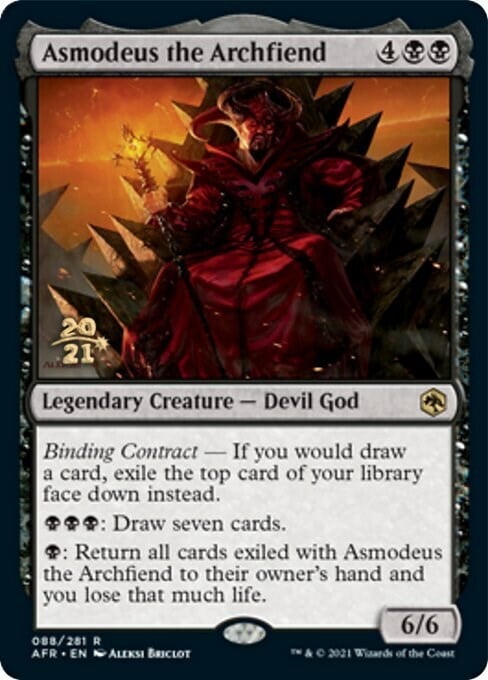 Asmodeus the Archfiend Card Front