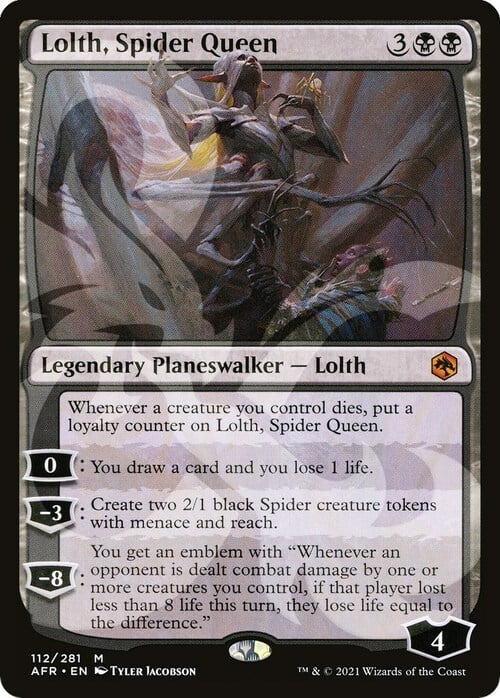 Lolth, Spider Queen Card Front