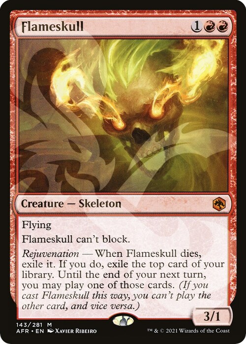 Flameskull Card Front