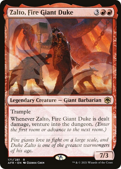 Zalto, duque gigante de fuego Frente