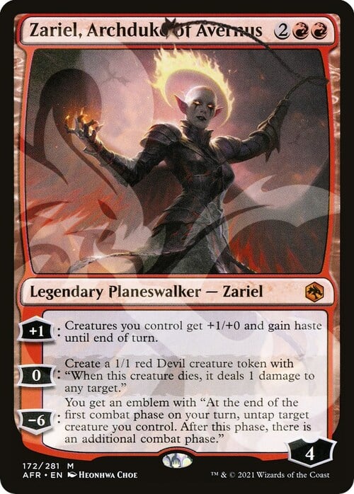 Zariel, Archduke of Avernus Card Front