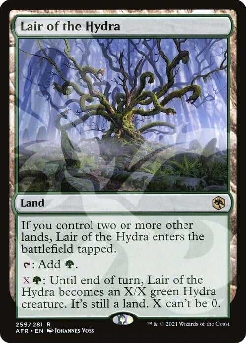 Lair of the Hydra Card Front