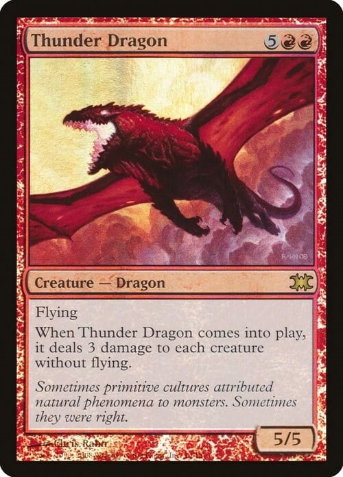 Thunder Dragon Card Front