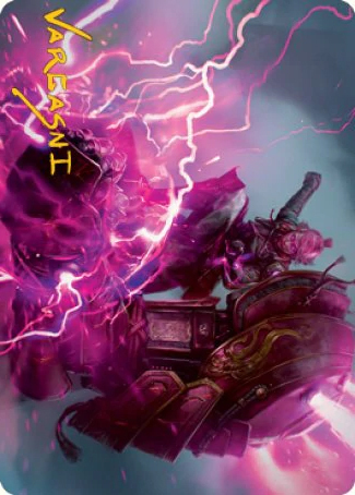 Art Series: Voltage Surge Card Front