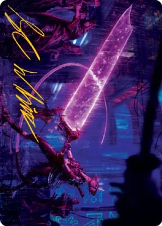 Art Series: Enormous Energy Blade Card Front