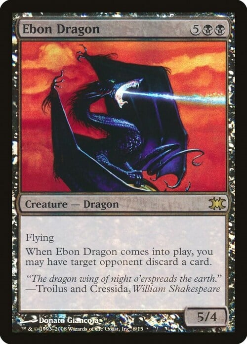 Ebon Dragon Card Front