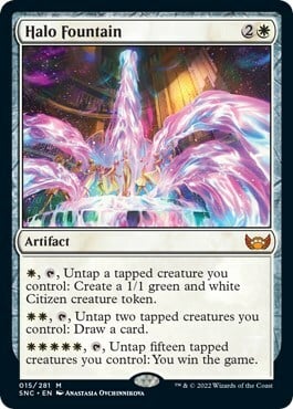 Halo Fountain Card Front