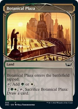 Piazzale Botanico Card Front
