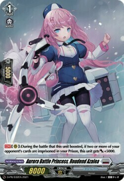 Aurora Battle Princess, Roudend Azalea [D Format] Card Front