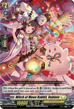 Witch of Moon Rabbit, Rubinia Card Front