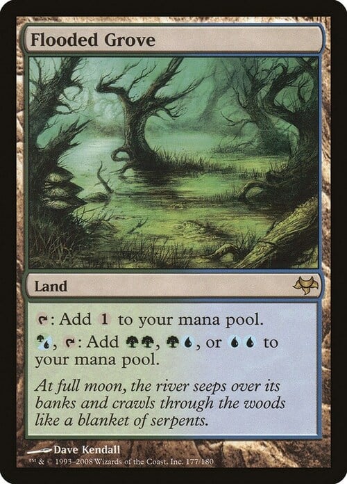 Flooded Grove Card Front