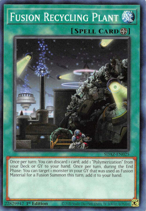 Fusion Recycling Plant Card Front