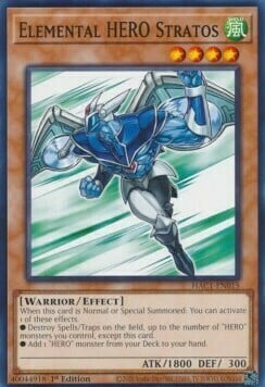 Elemental HERO Stratos Card Front