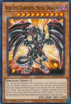 Red-Eyes Darkness Metal Dragon Card Front